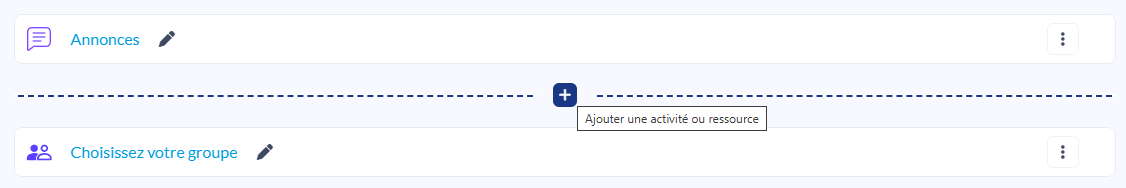 Ajout rapide